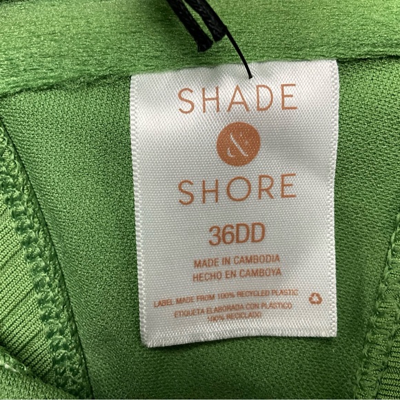 Green Ribbed Bikini Top - Picture 4 of 6